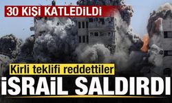Kirli teklife 'Hayır' dediler! İşgalci İsrail saldırdı: 30 kişi katledildi