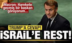Macron’dan son dakika açıklaması! İsrail'e rest! Trump'ın talebine yanıt