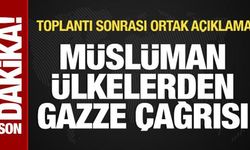 Müslüman ülkelerden Gazze çağrısı