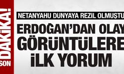 Netanyahu dünyaya rezil olmuştu: Cumhurbaşkanı Erdoğan'dan olay görüntülere ilk yorum