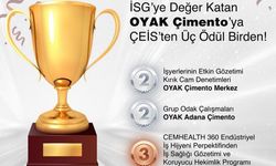 OYAK Çimento ÇEİS'ten üç ödül kazandı