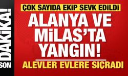 Son dakika... Alanya ve Milas'ta yürek yakan haber! Çok sayıda ekip sevk edildi!