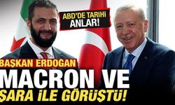 Son dakika: Cumhurbaşkanı Erdoğan, Şara ve Macron ile görüştü!