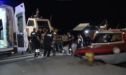 Tekne kazasında yaralanan kişi deniz ambulansı ile kurtarıldı