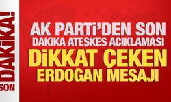 AK Parti'den son dakika Gazze ateşkesi mesajı!