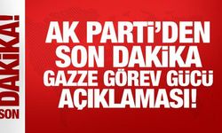 AK Parti'den son dakika Gazze Görev Gücü açıklaması!