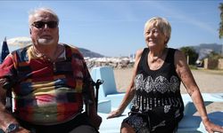 Alman çift 36 yılda 101 kez tatil için Alanya'ya geldi