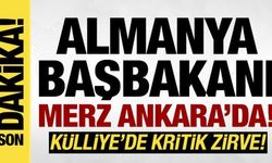 Almanya Başbakanı Merz Ankara'da: Erdoğan resmi törenle karşıladı!