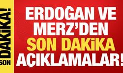 Almanya Başbakanı Merz Ankara'da: Ortak basın toplantısı düzenleniyor!