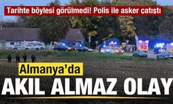 Almanya'da akıl almaz olay! Tarihte böylesi görülmedi! Polis ile asker çatıştı