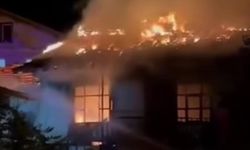 Amasya'daki yangında 2 ev kül oldu