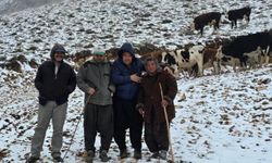 Aniden kar bastırınca mahsur kalanlar kurtarıldı