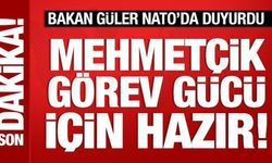 Bakan Güler, NATO'da duyurdu: TSK, Gazze için hazır!