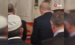 Cumhurbaşkanı Erdoğan cuma namazını Güneysu Merkez Camii'nde kıldı