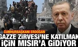 Cumhurbaşkanı Erdoğan, Gazze Zirvesi için Mısır'a gidiyor