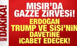 Cumhurbaşkanı Erdoğan, Trump ve Sisi'nin davetine icabet edecek: Mısır'da Gazze zirvesi!
