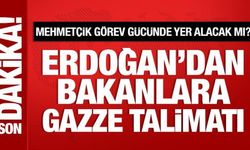Cumhurbaşkanı Erdoğan'dan bakanlara Gazze talimatı
