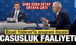Ekrem İmamoğlu'ndan Binali Yıldırım'la program öncesi casusluk faaliyeti!