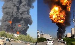 Erbil'de benzin istasyonunda yangın ve patlama: 7 yaralı