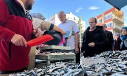 Hamsi 25 liraya düştü, vatandaş sıraya girdi