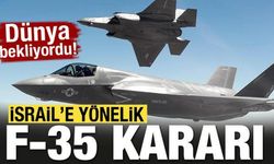Hollanda'dan İsrail'e yönelik F-35 kararı!