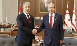 Hulusi Akar'dan Cumhurbaşkanı Tatar'a ziyaret