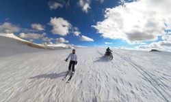 Kar kalınlığı 40 santimetreye ulaştı, sezon açıldı