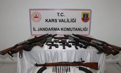 Kars'ta jandarmadan tarihi yakalama: 1'inci Dünya Savaşı'ndan kalma silah çıktı