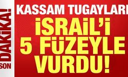 Kassam Tugayları İsrail'i 5 roketle vurdu: Aşdod Limanı hedef alındı!