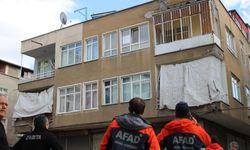 Kayseri'de hareketli anlar: Yıkılma tehlikesi olan bina boşaltıldı!