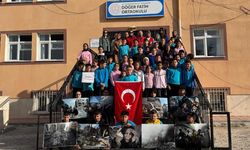 Küçük kalplerden büyük destek: Döğer Fatih Ortaokulu'ndan Gazze'ye umut bağışı