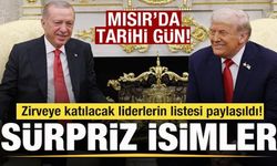 Mısır'da tarihi gün! Zirveye katılacak liderlerin listesi paylaşıldı! Sürpriz isimler