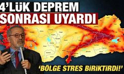 Naci Görür, 4 büyüklüğündeki depremin ardından uyardı: Bölge stres biriktirdi