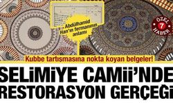 Selimiye Camii'nde restorasyon gerçeği... Kubbe tartışmasına son nokta! O fotoğraf sahte