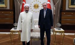 Son dakika: Cumhurbaşkanı Erdoğan, Diyanet İşleri Başkanı Arpaguş'u kabul etti