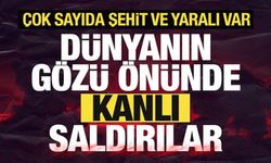 Son dakika: Dünyanın gözü önünde kanlı saldırılar! Çok sayıda şehit ve yaralı var...