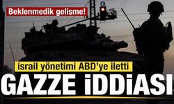 Son dakika Gazze iddiası! İşgalci İsrail ABD'ye iletti! Beklenmedik gelişme!