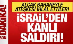 Son dakika: İsrail'den Gazze'ye kanlı saldırı! Alçak bahaneyle ateşkesi bozdular