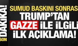 Son dakika: Sumud Filosu'na baskın sonrası Trump'tan 'Gazze' ile ilgili ilk açık