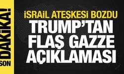 Trump'tan Gazze açıklaması: Ateşkes halen yürürlükte
