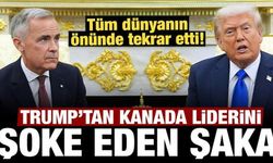 Trump'tan Kanada Başbakanı Carney'i şoke eden şaka: Tüm dünyanın önünde tekrar etti!