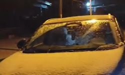 Uludağ'a kar yağdı