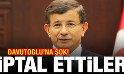 Üniversiteden Davutoğlu'na şok! İptal ettiler