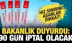 Uymayanın ehliyetine el konulacak! Sürücü belgesi 90 gün iptal edilecek