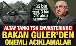 Yeni Altay Tankı TSK envanterinde! Bakan Güler'den önemli açıklamalar