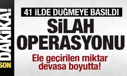 41 ilde düğmeye basıldı! Silah operasyonu! Ele geçirilen miktar devasa boyutta!