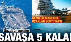 ABD'den Venezuela'ya gözdağı! Savaş gemileri manevra, uçaklar sorti yaptı