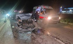 Akıllara durgunluk veren kaza! Durduğu yerde çarptı