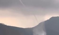 Antalya'da denizde aynı anda 2 hortum oluştu