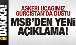 Askeri uçağımız düştü! MSB'den son dakika açıklaması